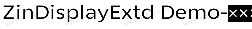 ZinDisplayExtd Demo字体转换